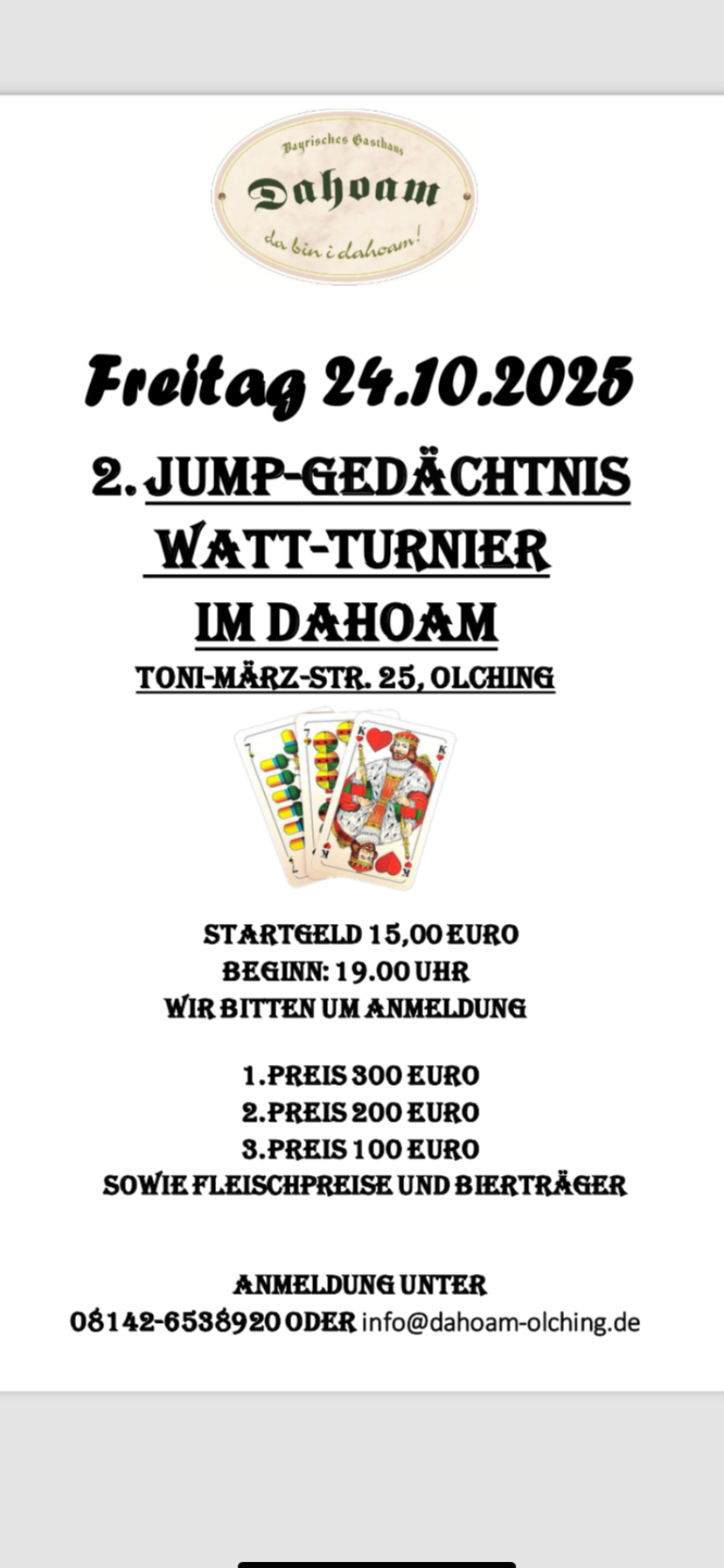 Featured image for “2. Jump-Gedächtnis Watt-Turnier am 24.10.2025”