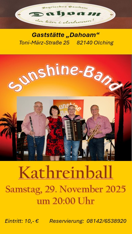 Featured image for “Sunshine-Band am 29.11.2025”