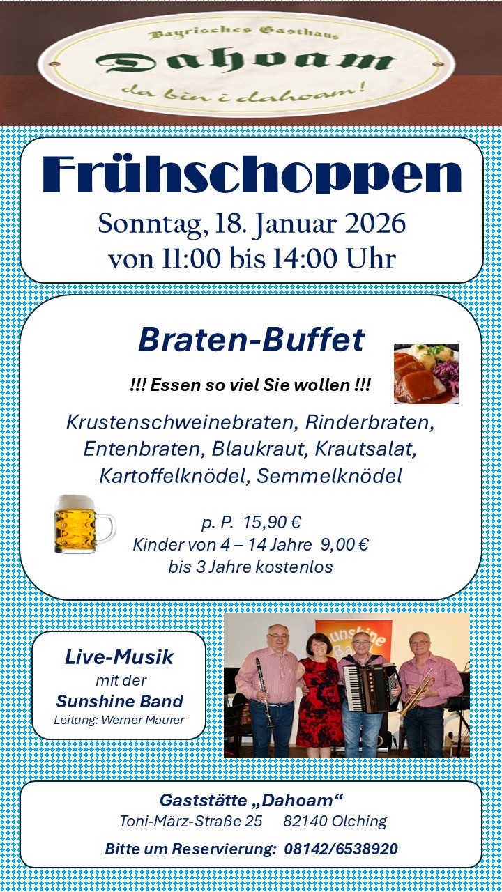Featured image for “Frühschoppen am 18.01.2026”