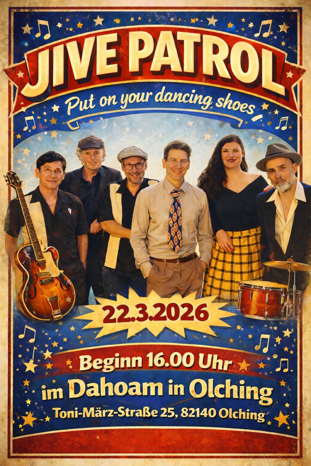 Featured image for “JIVE PATROL am 22.03.2026”