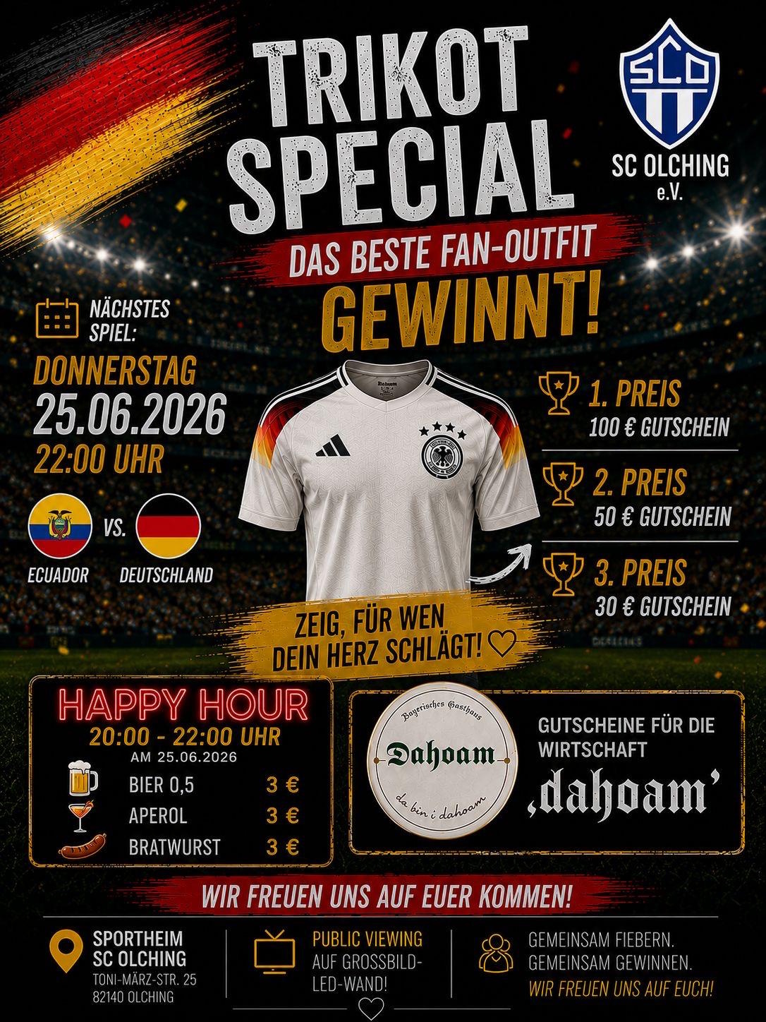 Featured image for “WM – Public Viewing am 25.06.2026”